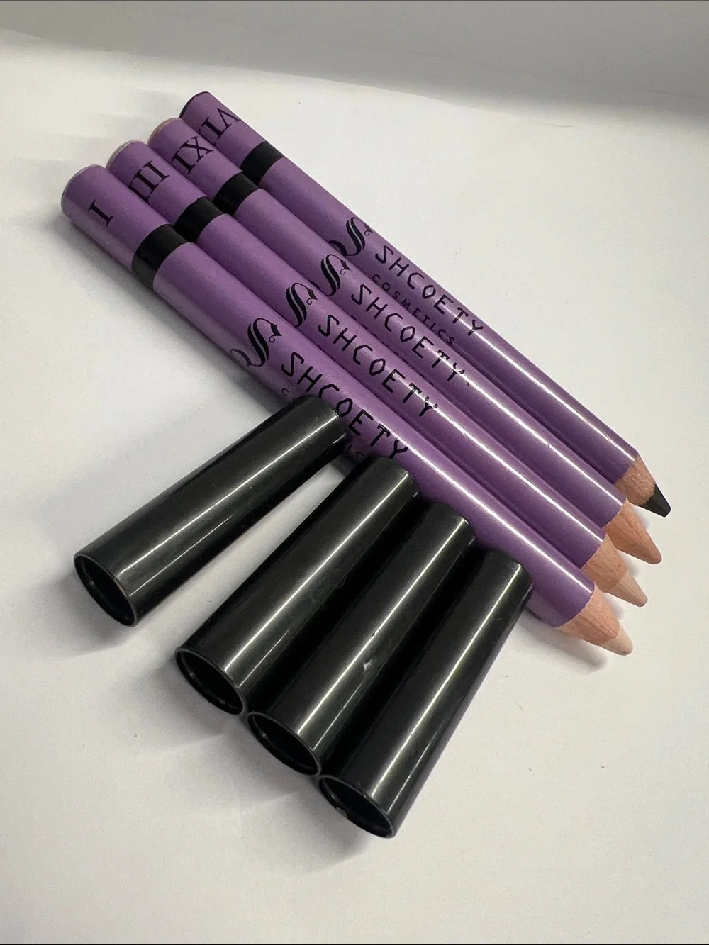 Shcoety Set of 4 Corrector Crayons and Liner Crayon - New Unused